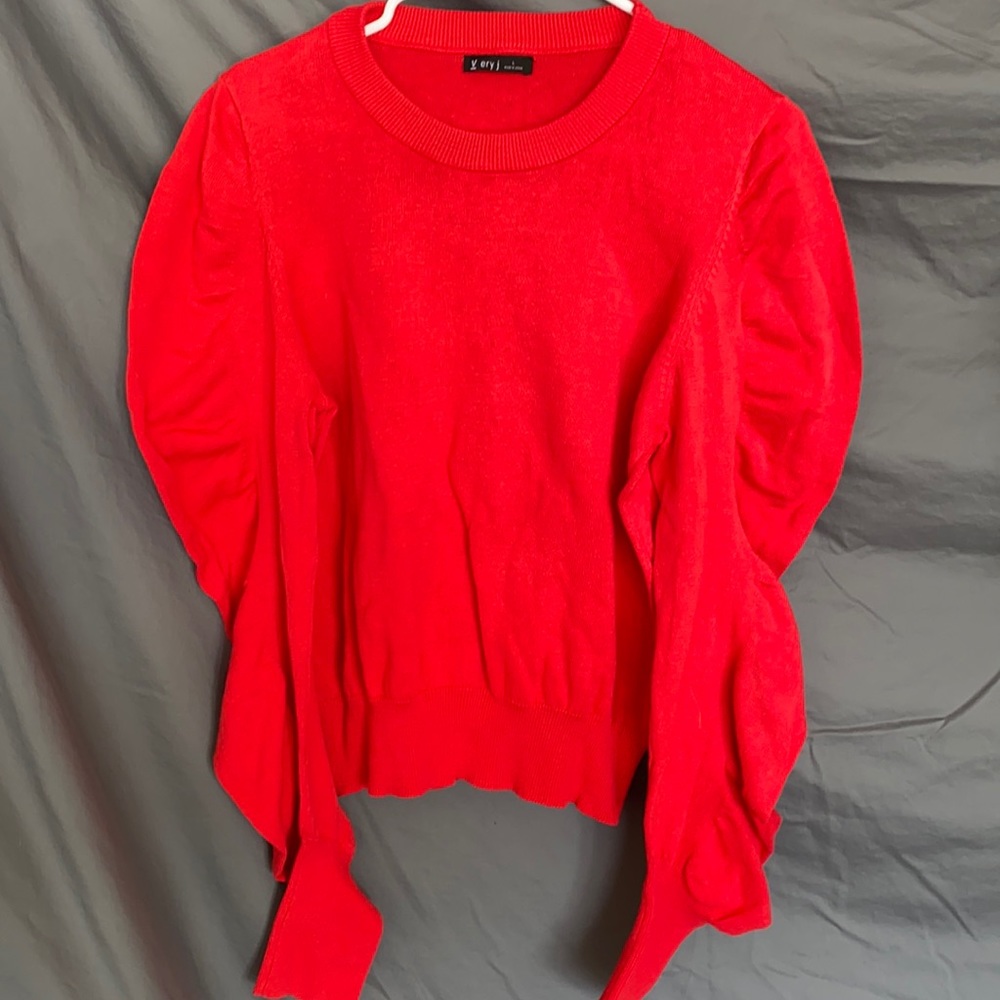 Vici Women’s Puff-Sleeve Sweater-L